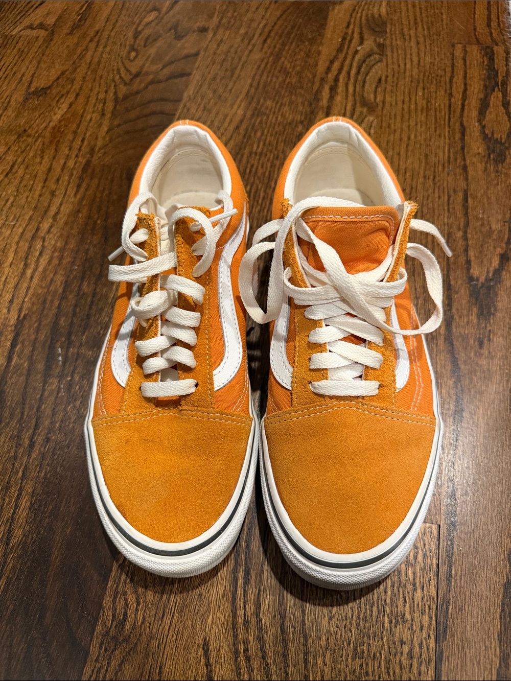 Orange Vans Old Skool Sneakers